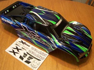 Fits Traxxas 1/5 X-Maxx Green Blue Black Painted Body Internal Support Mount 8s - Picture 1 of 7