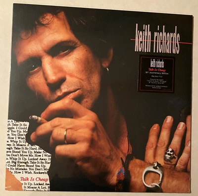 KEITH RICHARDS Talk Is Cheap 30th Anniversary 180 gram BLACK Vinyl SEALED LP - Image 1 of 3