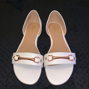 Call It Spring White Sandals Size 7 - Picture 1 of 4