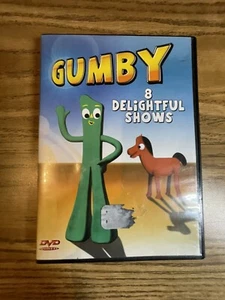 VINTAGE GUMBY DVD :  8  DELIGHTFUL SHOWS :GUMBY ADENTURES WITH POKEY - Picture 1 of 4