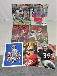 Beckett Football Magazine Lot #2 Montana #3 Elway #4 Sanders #10 Bo Jackson - Picture 1 of 6