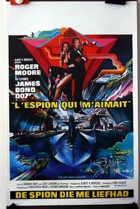 James Bond, ROGER MOORE, The spy who loved me, Der Spion, der mich liebte, Poster - Bild 1 von 1