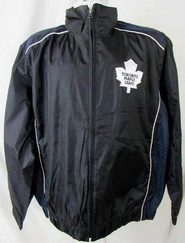 Toronto Maple Leafs Mens L - 2XL Embroidered Full Zip Windbreaker Jacket ATML 13 Cover