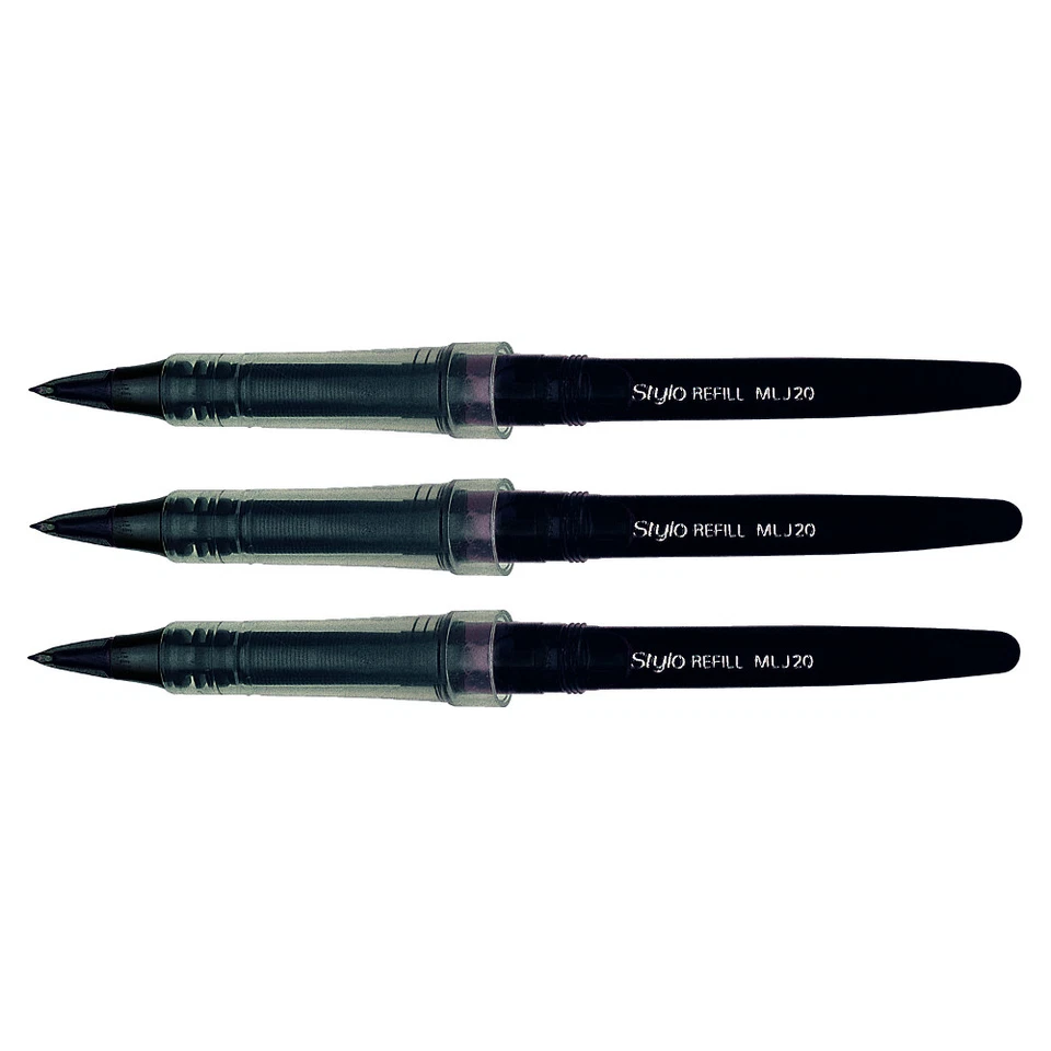 Pentel 3 Stück MLJ20 Ersatzminen für Tradio Stylo Federschreiber Tintenschreiber - Bild 1 von 1
