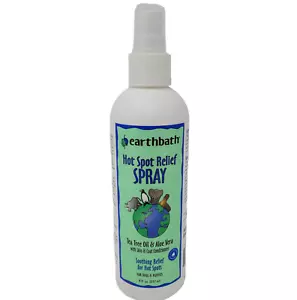Earthbath Tea Tree Oil Aloe Vera Hot Spot Relief Spray for Pets Dogs 8 fl. oz. - Picture 1 of 6