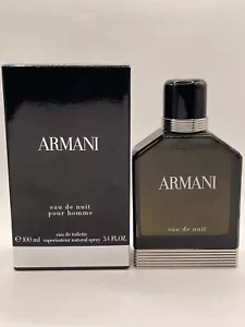 ARMANI Eau De Nuit Pour Homme 3.4 oz Eau De Toilette Spray, New In Box - Picture 1 of 10