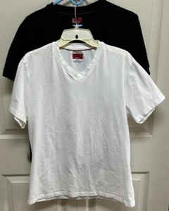 2 Men's  Pullover T Shirts Sz L Alfani Stretch - Picture 1 of 3