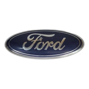 Ford OEM Blue Chrome 5 3/8" Front Grille Emblem Badge Logo Nameplate Name D720B - Picture 1 of 7