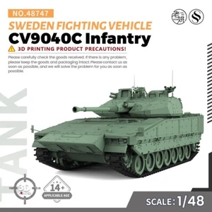 SSMODEL 747 1/48 Militär Modellbausatz Schweden CV9040C Infanterie Kampffahrzeug - Bild 1 von 5