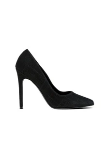 SCARPE DECOLTE SANDALO DONNA ALBANO 1150 PELLE NERO ORIGINAL PE NEW - Picture 1 of 3