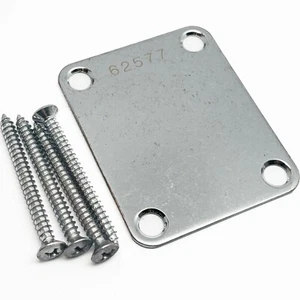 NEW Gotoh Factory Aged Chrome RELIC SERIAL NUMBER Neck Plate for Guitar/Bass - Picture 1 of 2