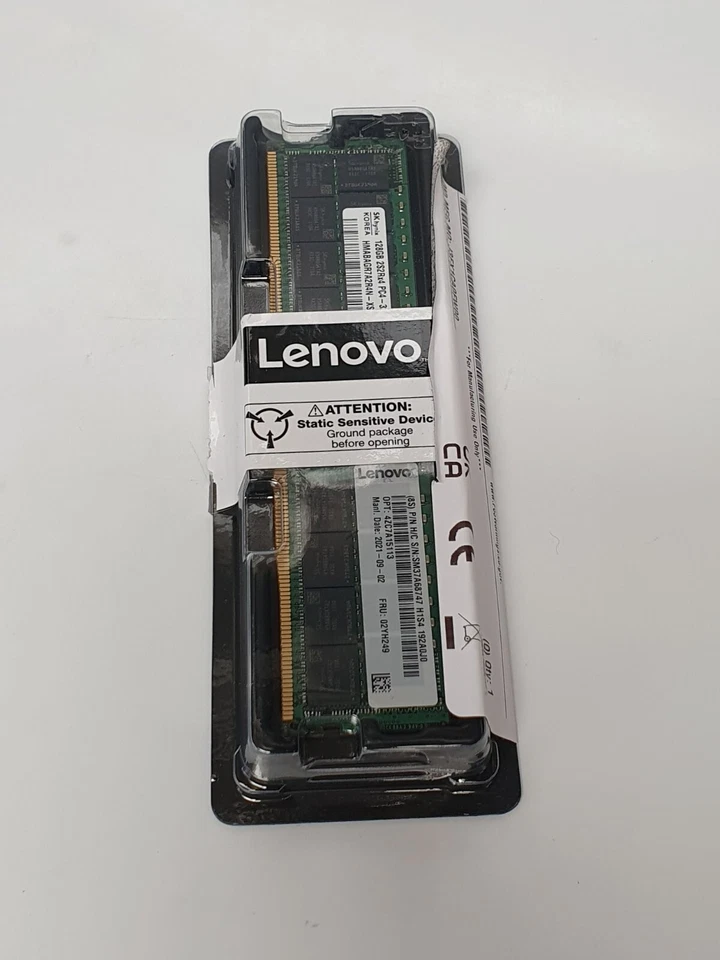02YH249 Lenovo 128GB DDR4-2933MHzECC Registered CL21 288-Pin RDIMM _0,04_6 - Bild 1 von 4