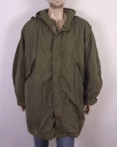 vintage Korean War Era M-1951 Fishtail Parka Shell + Liner RARE US Army Military - Picture 1 of 9
