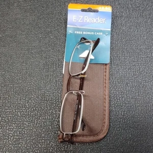 Foster Grant E-Z Reader + 2,50 hal braune Lesebrille - Bild 1 von 10