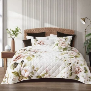 Bianca Rosalia Coverlet Set White - Picture 1 of 7