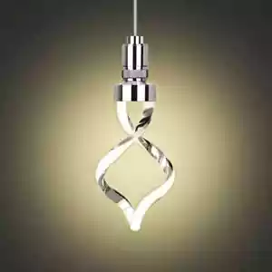 Feit Electric 60-Watt Equivalent Spiral E26 LED Light Bulb Chrome Finish(1-Pack) - Picture 1 of 11