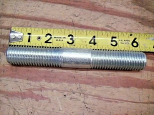 NOV WS2061 Grade B7 Anchor Stud 7/8-9 Thread x 6" Zinc Plated Steel - Bild 1 von 4