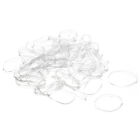 1000 pièces bandes de caoutchouc élastique extensible transparent 19 mm x 2 mm bandes de caoutchouc cheveux