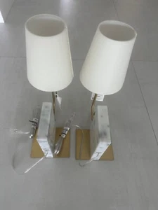 Brand new Hearth & Hand Marble Book Shelf Lamp with Magnolia SET OF 2 - Picture 1 of 2