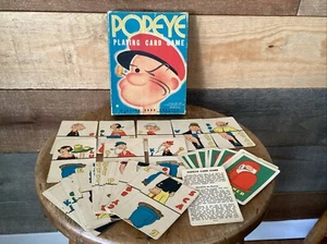 1938 Popeye Playing Card Game w/Box Whitman Publishing By King Features - Picture 1 of 8