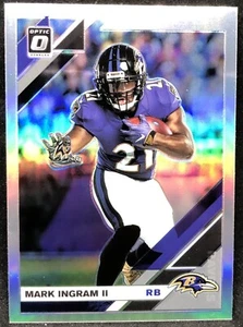Mark Ingram 2019 Donruss Optic Silver Holo PRIZM RAVENS - Picture 1 of 2