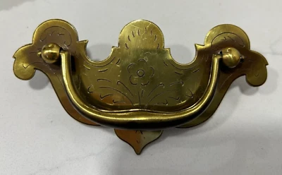 **GRANDE**Ethan Allen Circa 1776 mango/tirón de repuesto de latón Foto 1 de 2