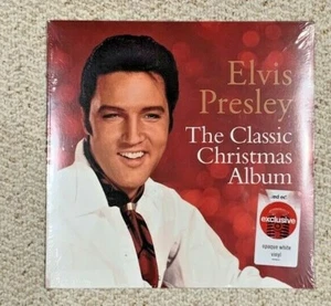 Elvis Presley Classic Christmas Album Limited Edition Opaque White Vinyl LP 2021 - Foto 1 di 2