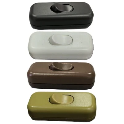 Schnurschalter Kabelschalter Wippenschalter Lampenschalter Zwischenschalter 2A - Bild 1 von 4