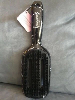 CVS BEAUTY 360 BLACK BLOW OUT PADDLE BRUSH BLACK & WHITE MARBLE LOOK - NEW - Image 1 of 3