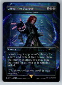 Unseat the Usurper FOIL MTG Final Fantasy Tana Segreta Magic The Gathering - Foto 1 di 1