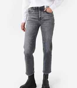 Re/done Women 70s stove pipe jeans, black wash, Size 28 L71 - Picture 1 of 12