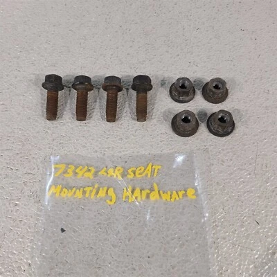 Крепежные болты гайки гайки для переднего сиденья 87-93 Ford Mustang оригинальные Aa7342 - Изображение 1 из 4