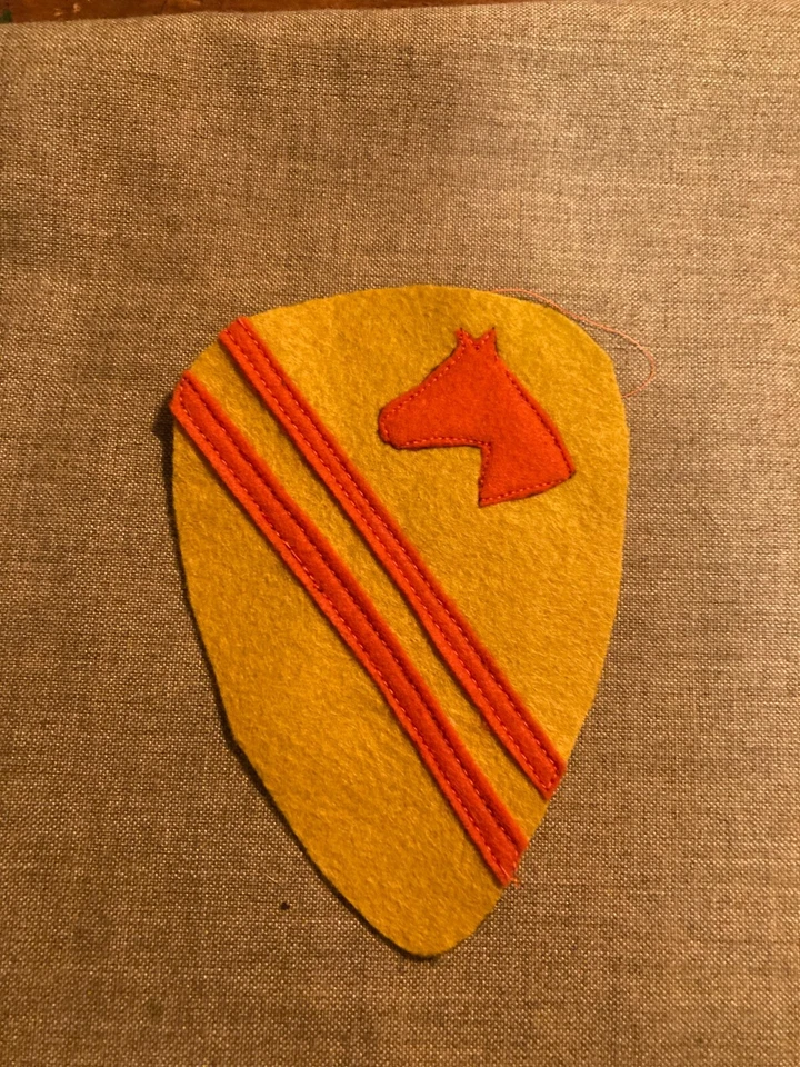 1930's US Army 1st Cavalry Division Signals patch wool felt - Image 1 of 1