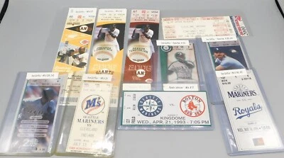Lote x10 boletos de jonrón KEN GRIFFEY JR ~ Marineros, Rojos 1990-2006 Foto 1 de 3