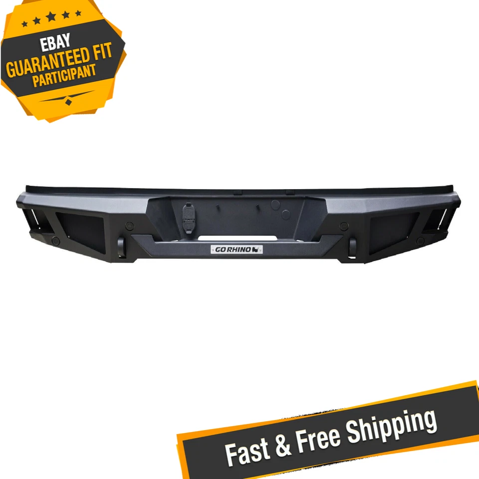 Go Rhino BR20 Replacement Full Width Rear Bumper for 15-19 Silverado 3500 HD Foto 1 de 4