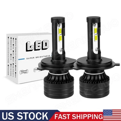 For Toyota FJ Cruiser Sport Utility 2007-2014 H4/9003 LED Headlight Bulbs Bright - Image 1 of 4