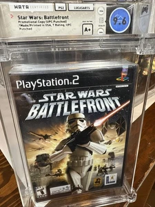 WATA 9.6 A+ SEALED Star Wars: Battlefront Black Label PlayStation 2 - PS2 - Bild 1 von 2