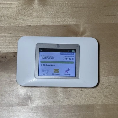 NETGEAR 770S 4G LTE AT&T Mobile WiFi Hotspot - White - Image 1 of 3