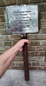 Marvel Thor Hammer Mjolnir MCU Deluxe Verkleidung 20" lang 2012 Cosplay Requisite 1:1 - Bild 1 von 14
