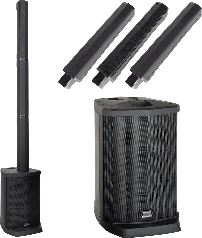 Aktiv E-208LA PA Anlage Säulenanlage Line Array System Lautsprecher Subwoofer DJ - Bild 1 von 4