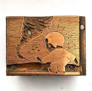 Impresoras tipográficas de impresión vintage bloque tornado - Imagen 1 de 2