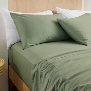 MyHouse Egyptian Cotton Sheet Set - Green Tea - King - Picture 1 of 1