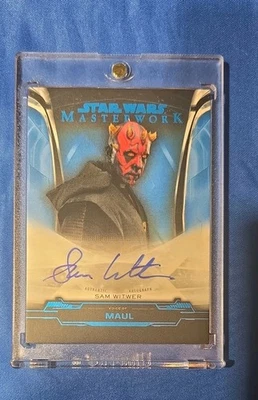 Darth Maul MASTERWORKS Auto /99 Sam Witwer A-SWM - Image 1 of 2