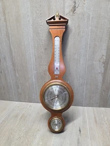 Howard Miller Wood Barometer Thermometer Hygrometer 612-712 Weather Station - Picture 1 of 6