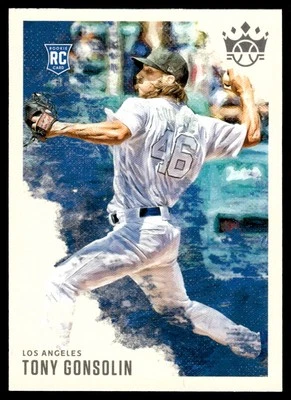 2020 Panini Diamond Kings Tony Gonsolin Rookie Los Angeles Dodgers #62 - Image 1 of 2