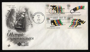 #1460-1462 & C85, 1972 Olympics, Art Craft-Addressed FDC **ANY 5=FREE SHIPPING** - Picture 1 of 1