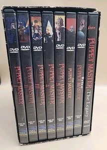 Puppet Master DVD Collection 8 Disc Box Set Full Moon Pictures Horror Films - Picture 1 of 7