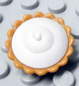 Auténtico pastel Lego con relleno de crema blanca - bocadillos de comida de postre - Imagen 1 de 1