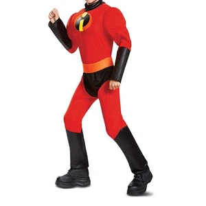 The Incredibles 2 MR Incredible Fancy Dress Costumes Clothes for Adults Men's UK - Picture 1 of 9