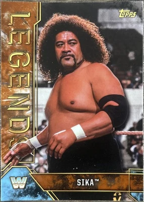 Topps Legends Of The WWE Trading Card - #83 Sika - Image 1 of 2